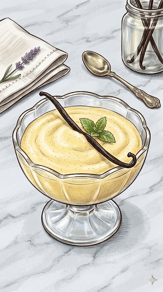 Vanillepudding mit Vanilleschote