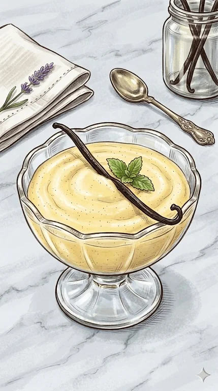 Vanillepudding mit Vanilleschote