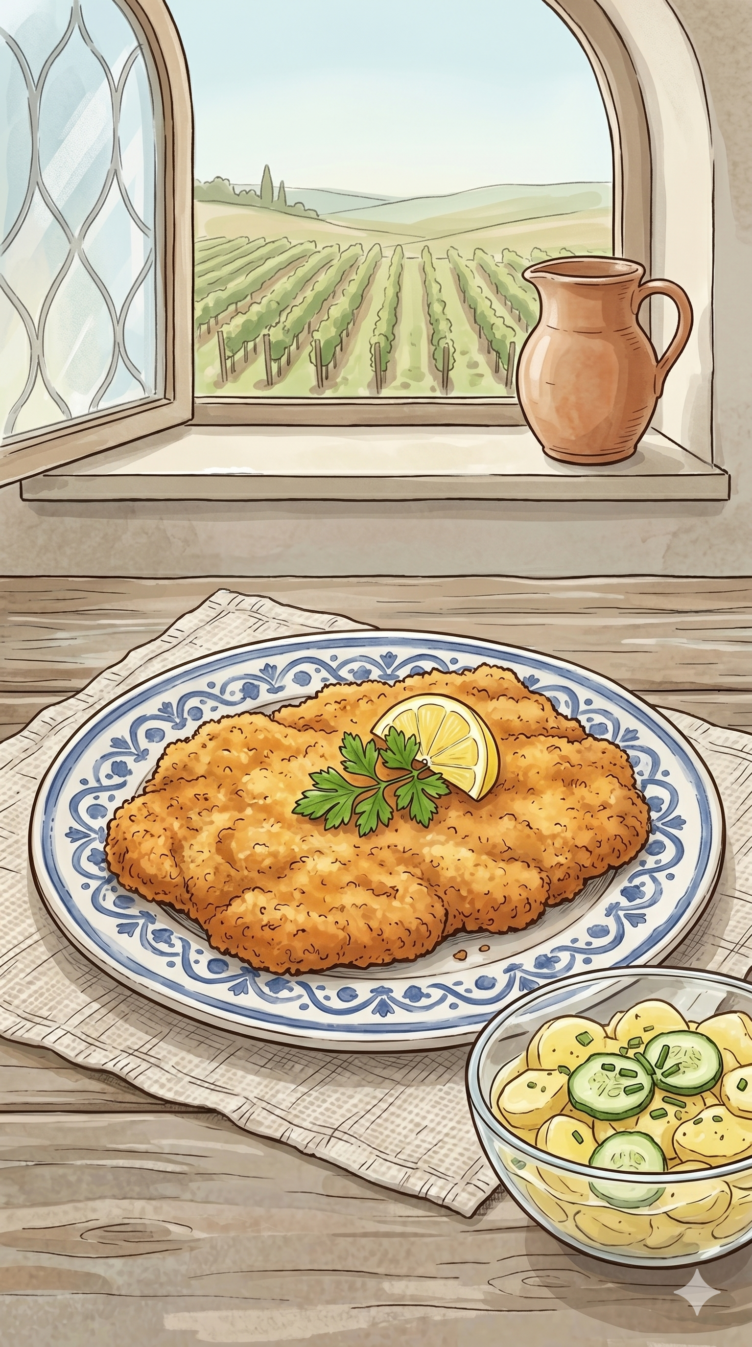 Wiener Schnitzel panieren & braten