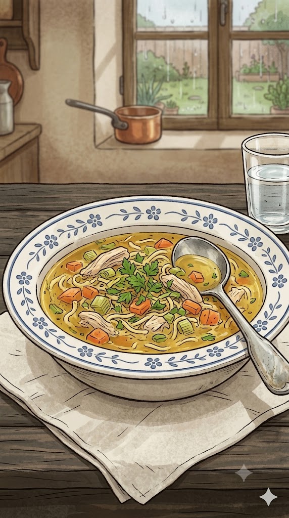 klassische Hühnersuppe