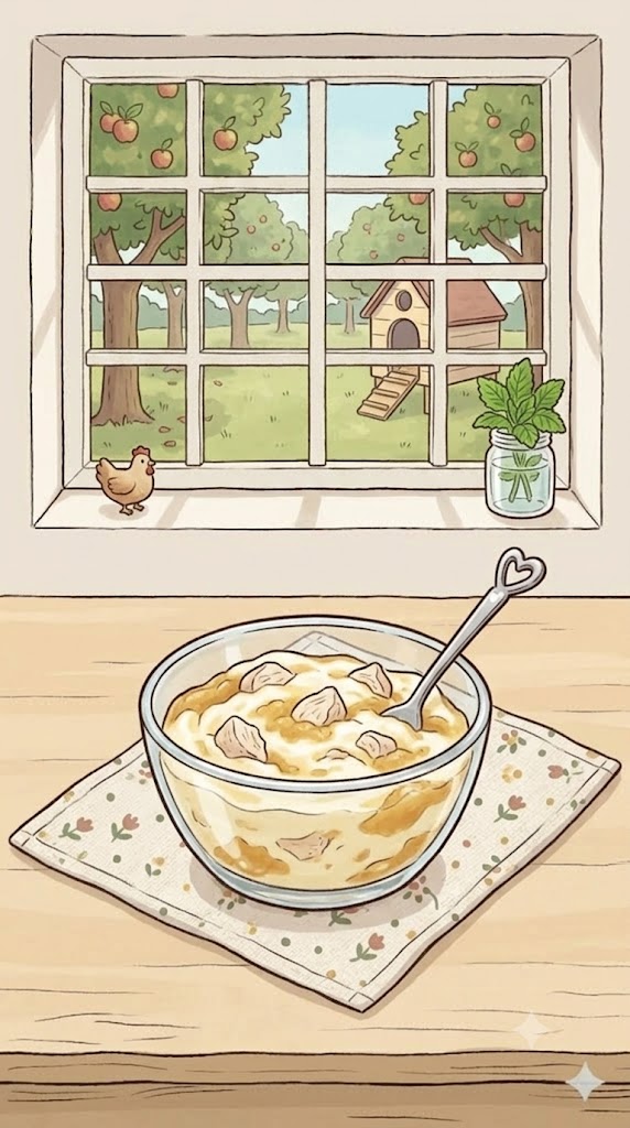 Mini Quark-Apfelmus Hörnchen
