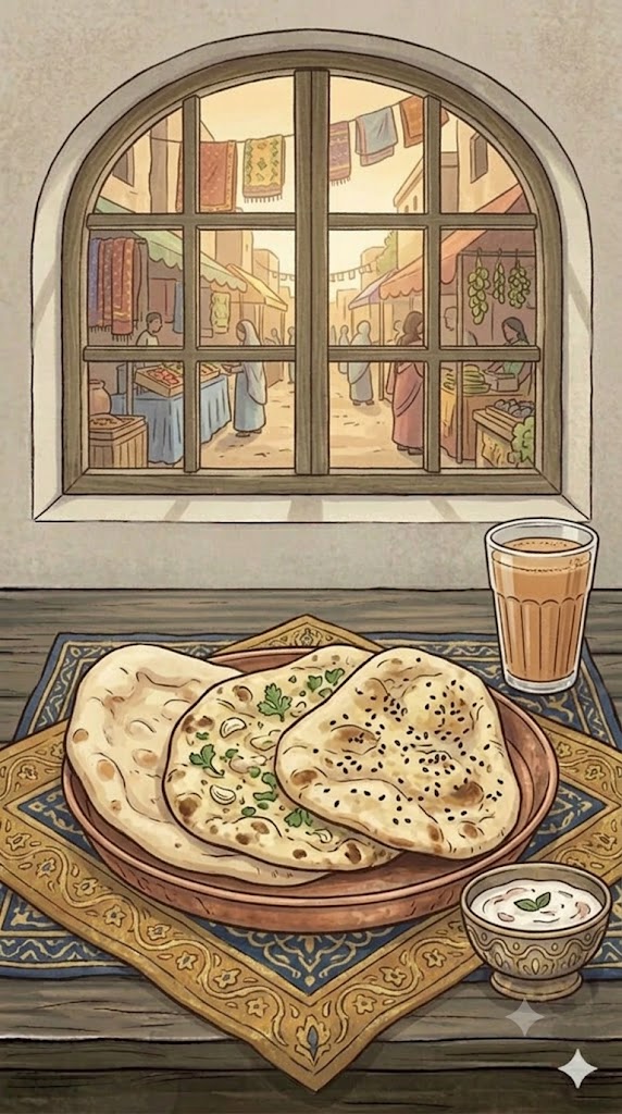 Naan-Brot