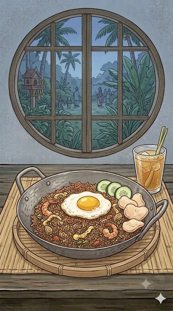 Nasi Goreng vegetarisch