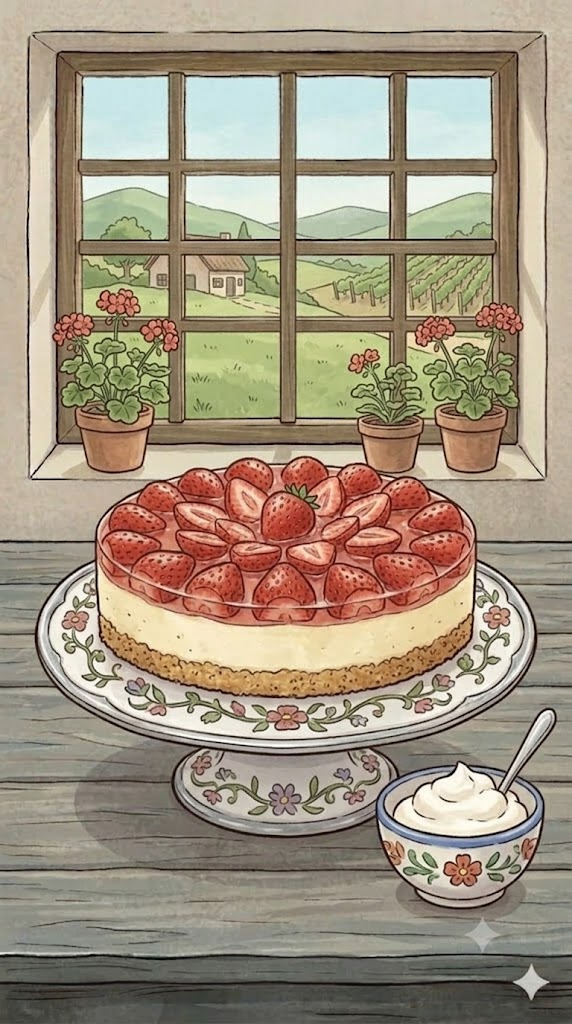 No Bake Erdbeerkuchen