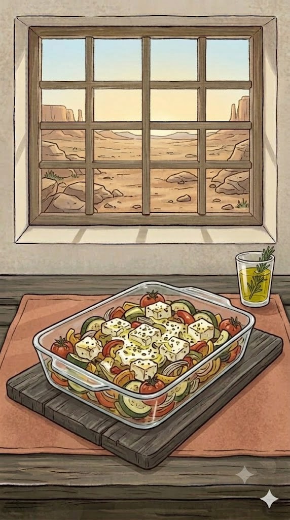 Ofengemüse mit Feta