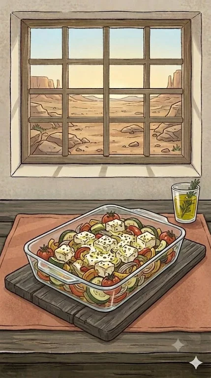 Ofengemüse mit Feta