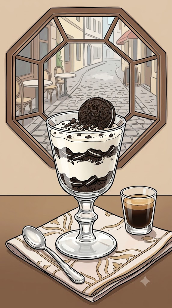 Oreo Vanillecreme Dessert