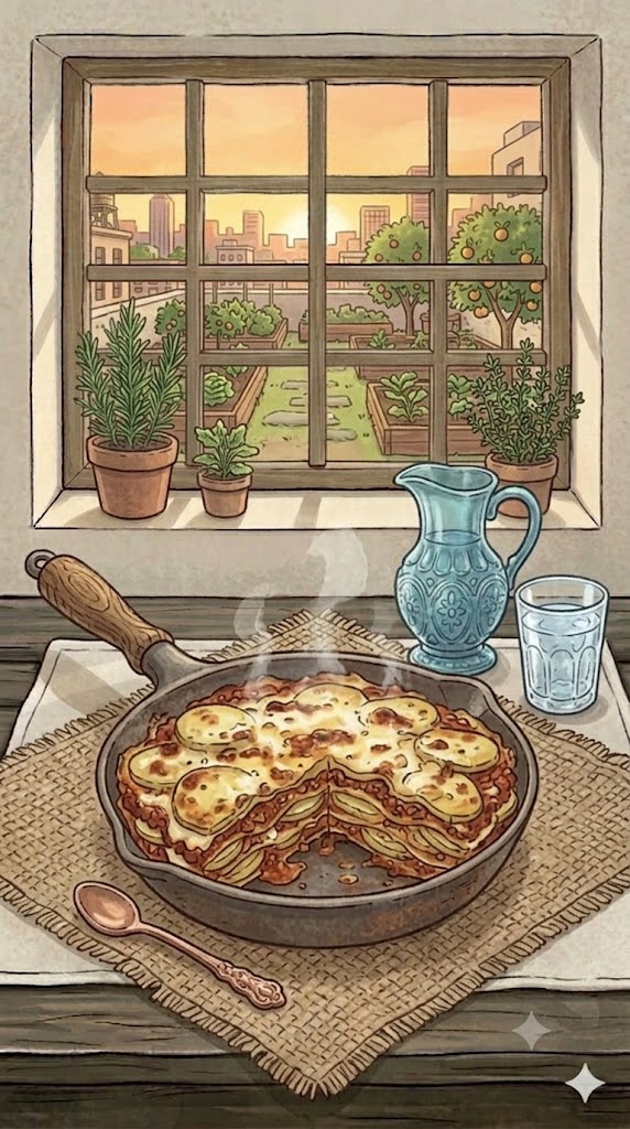 Pfannen-Lasagne mit Trick-Béchamel