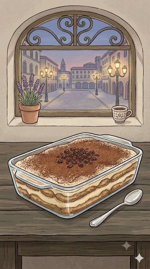 Klassisches Tiramisu Dessert