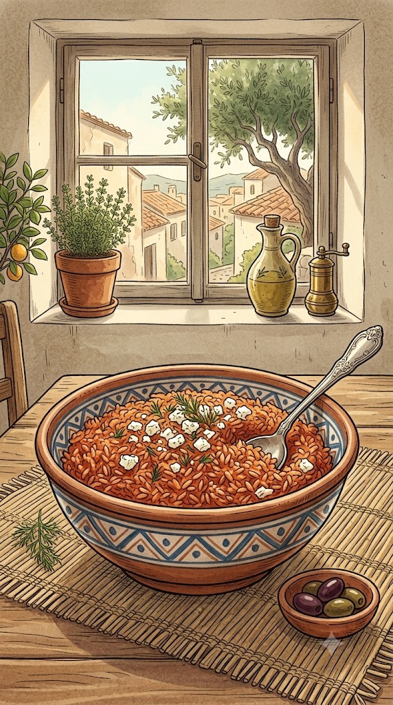 Tomatenreis griechisch