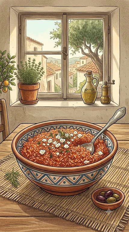 Tomatenreis griechisch