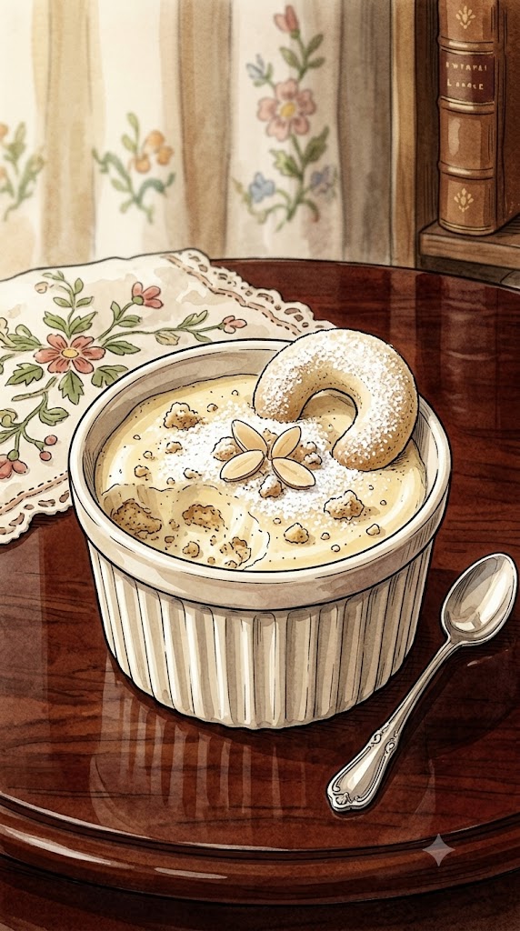 Vanillekipferl Creme Dessert