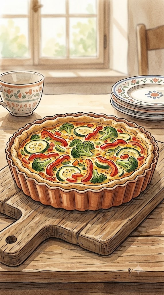 Vegetarische Gemüsequiche