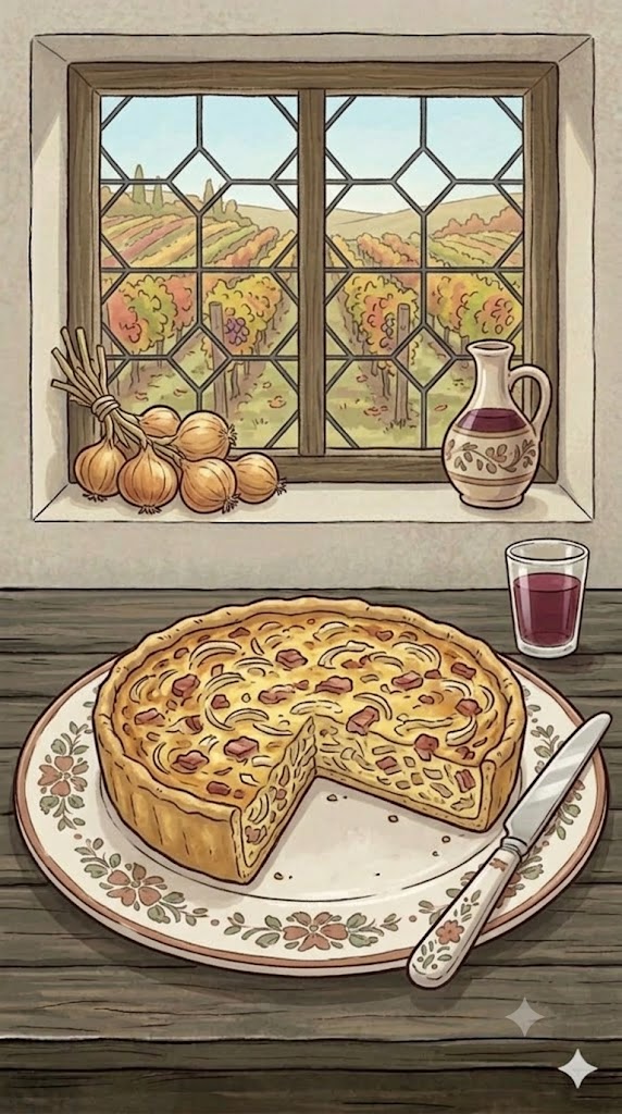 Klassischer Zwiebelkuchen