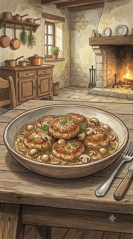 Champignon Frikadellen