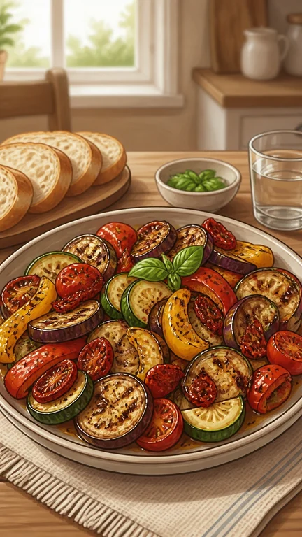 Antipasti aus frischem Gemüse