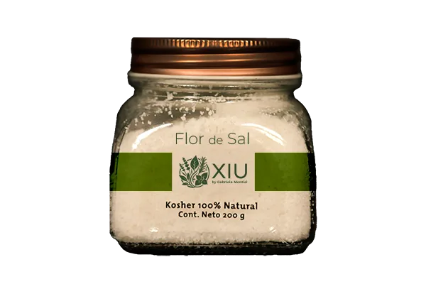 FLOR DE SAL NATURAL 200GR XIU PUREZA ANCESTRAL