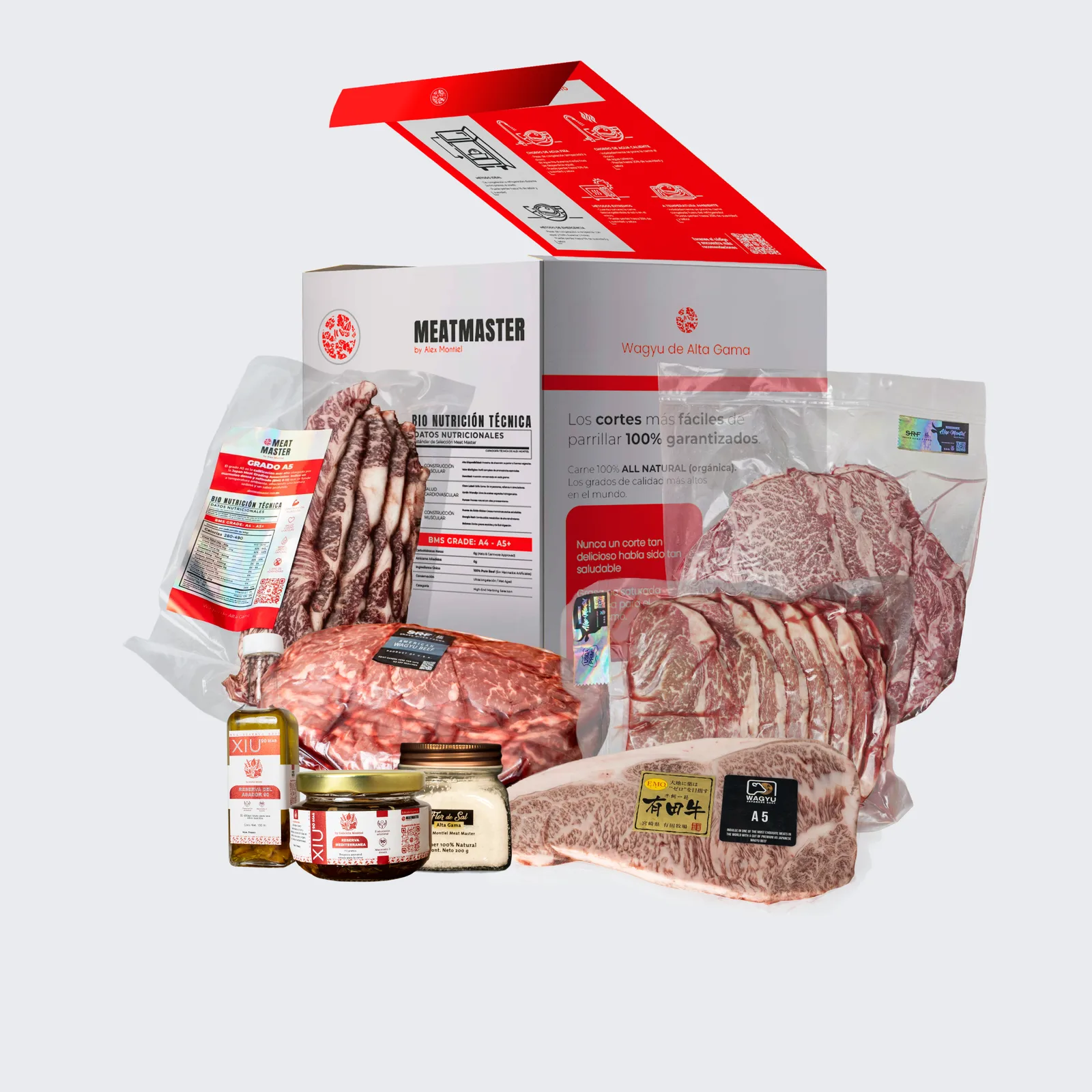 TORERITAS TAQUERAS: TOP SIRLOIN, CHUCK ROLL, RIB EYE, PICAÑA Y NEW YORK A5