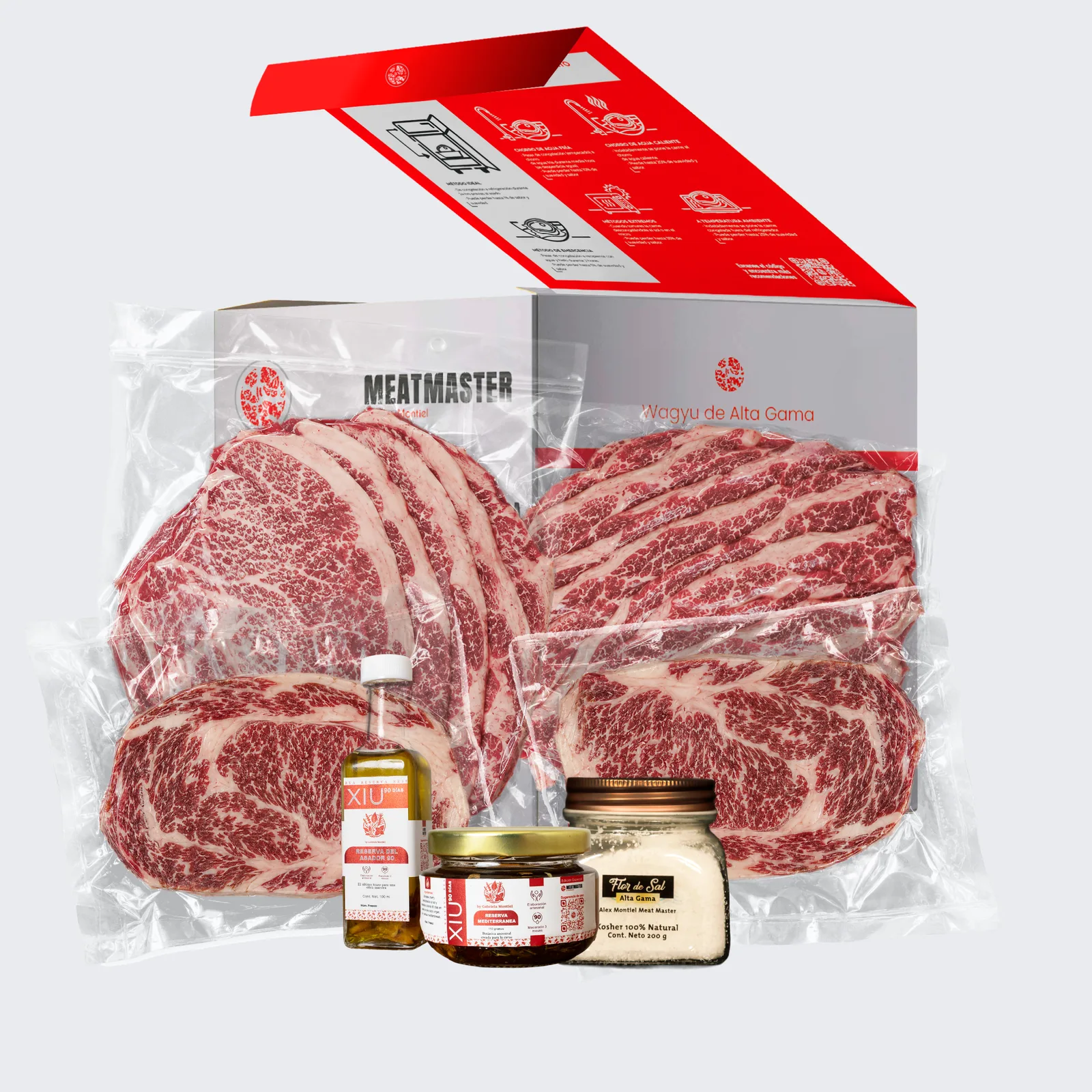 WAGYU AUSTRALIANO: PICAÑA, RIB EYE Y CHUCK ROLL FULL BLOOD