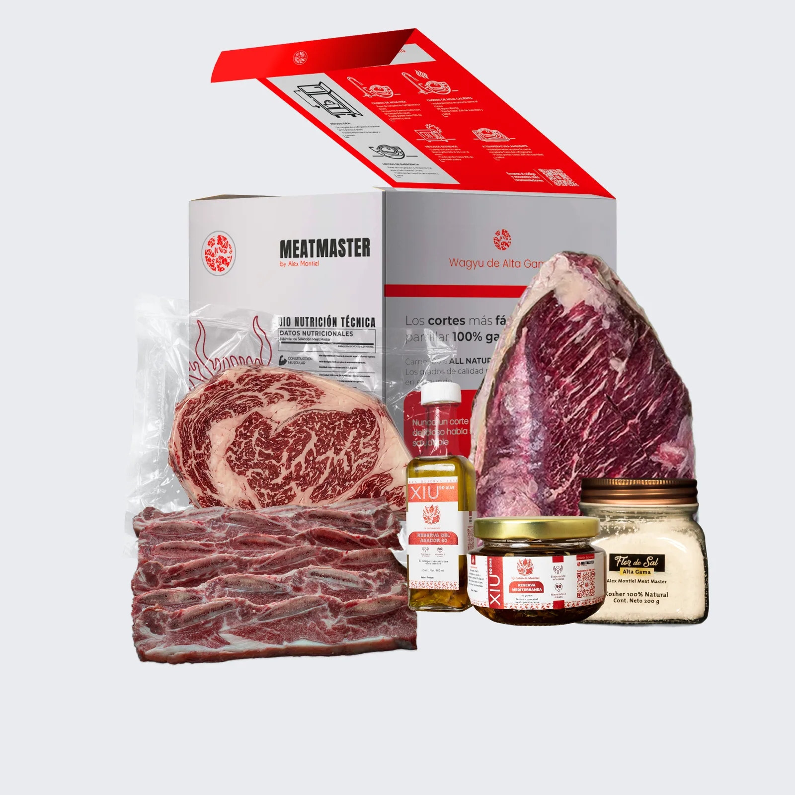 WAGYU MEXICANO: RIB EYE, PICAÑA Y TABLITAS DE SHORT RIB