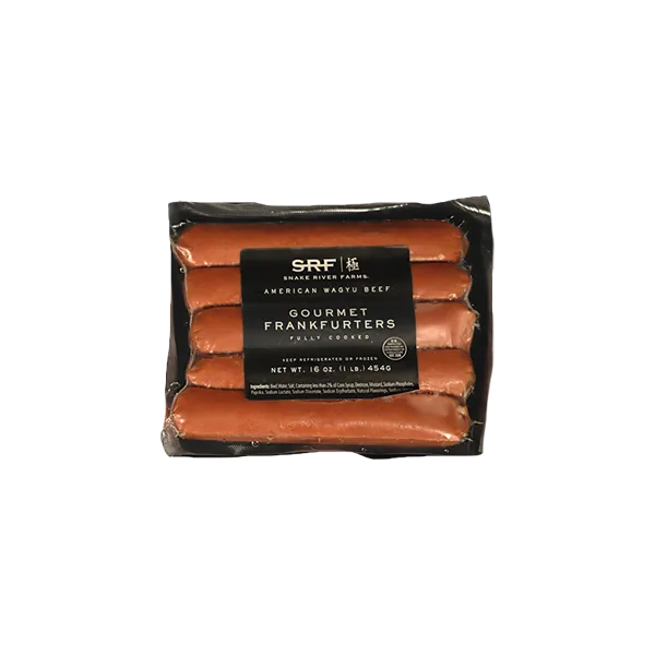 SALCHICHA DE RES WAGYU SRF PAQUETE 455GR