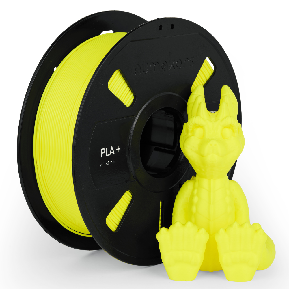 PLA+ Fluorescent Yellow Filament 1.75 mm 1 kg