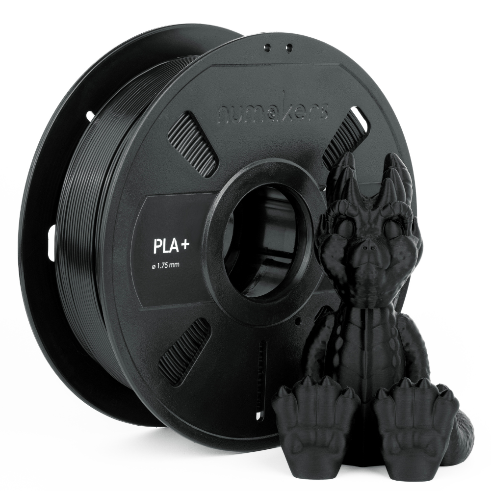 PLA+ Pitch Black Filament 1.75 mm 1 kg