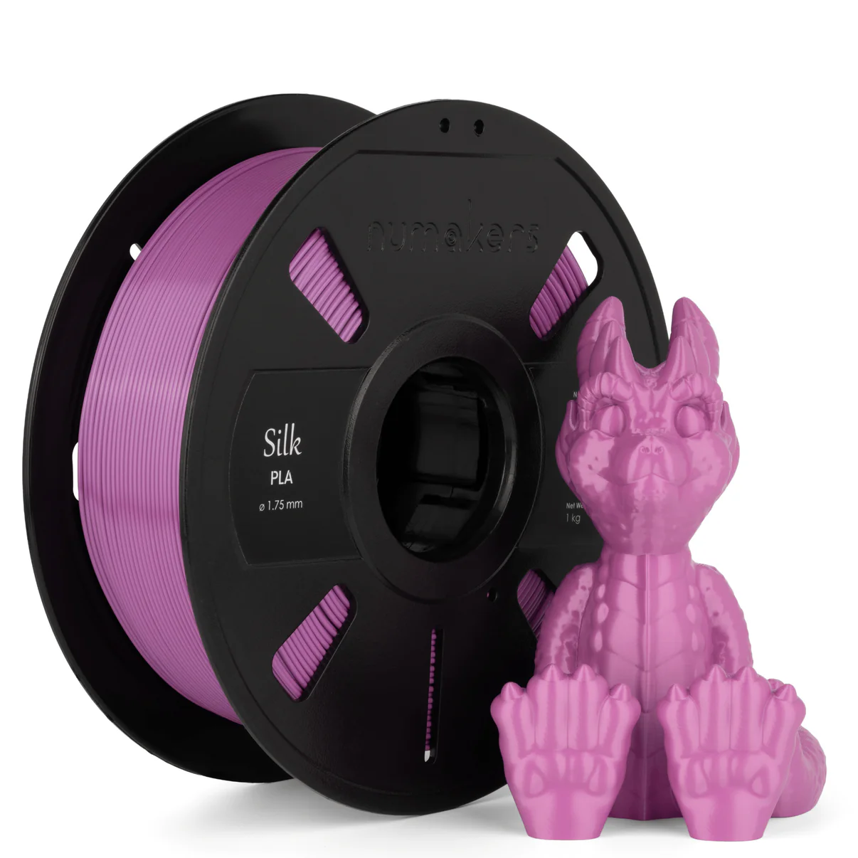 Silk PLA Purple Filament 1.75 mm 1 kg