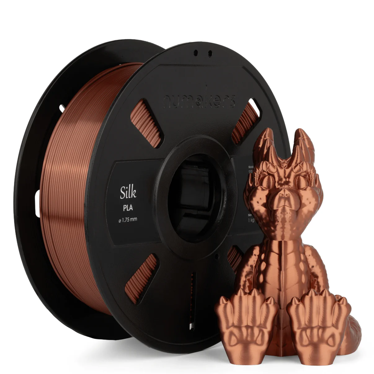 Silk PLA Copper Filament 1.75 mm 1 kg