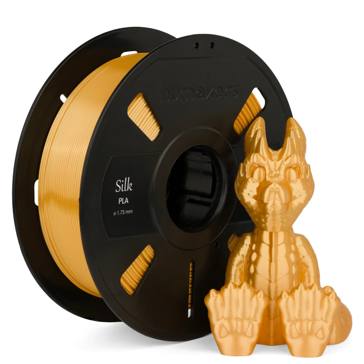 Silk PLA Gold Filament 1.75 mm 1 kg