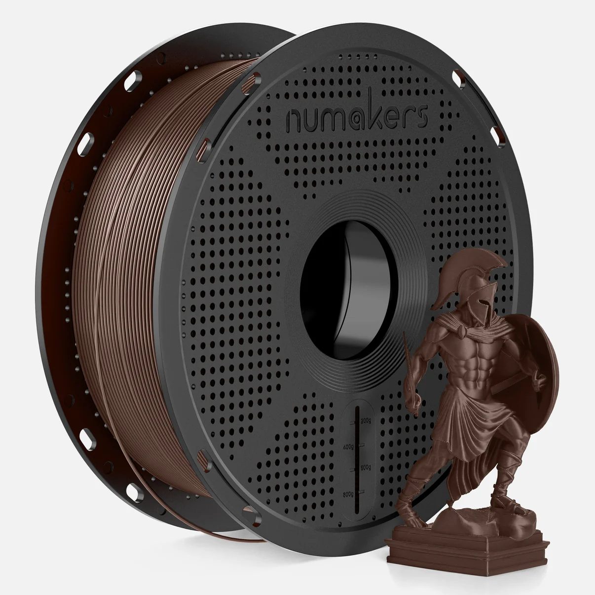 Metallic PLA Tungsten Brown Filament 1.75 mm 1 kg