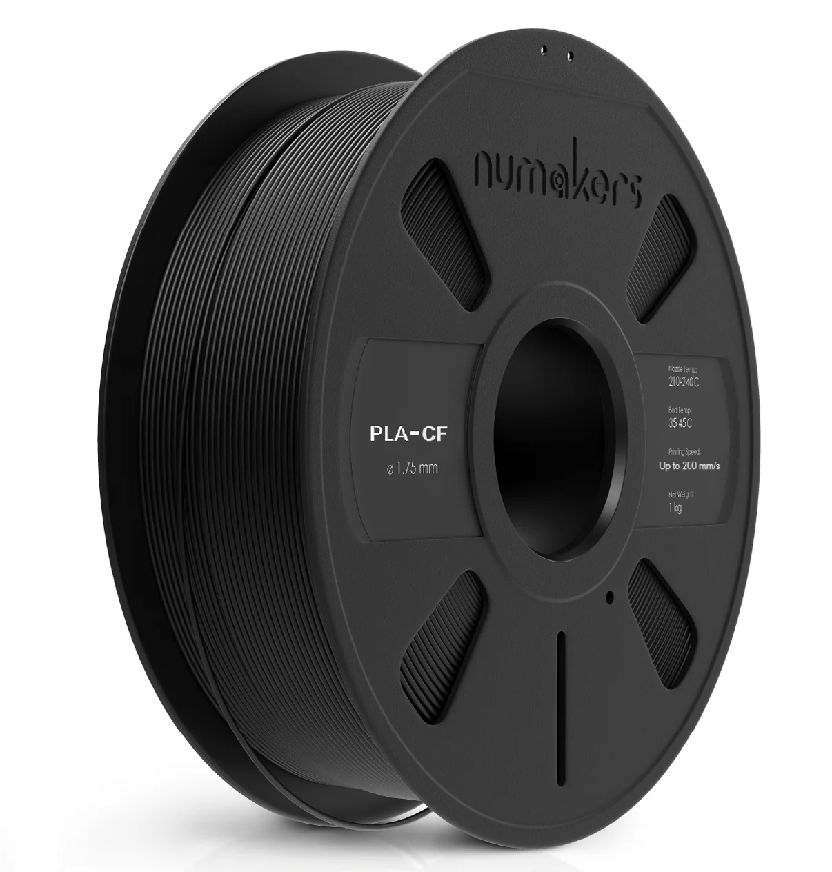 PLA-CF Black Filament 1.75 mm 1 kg