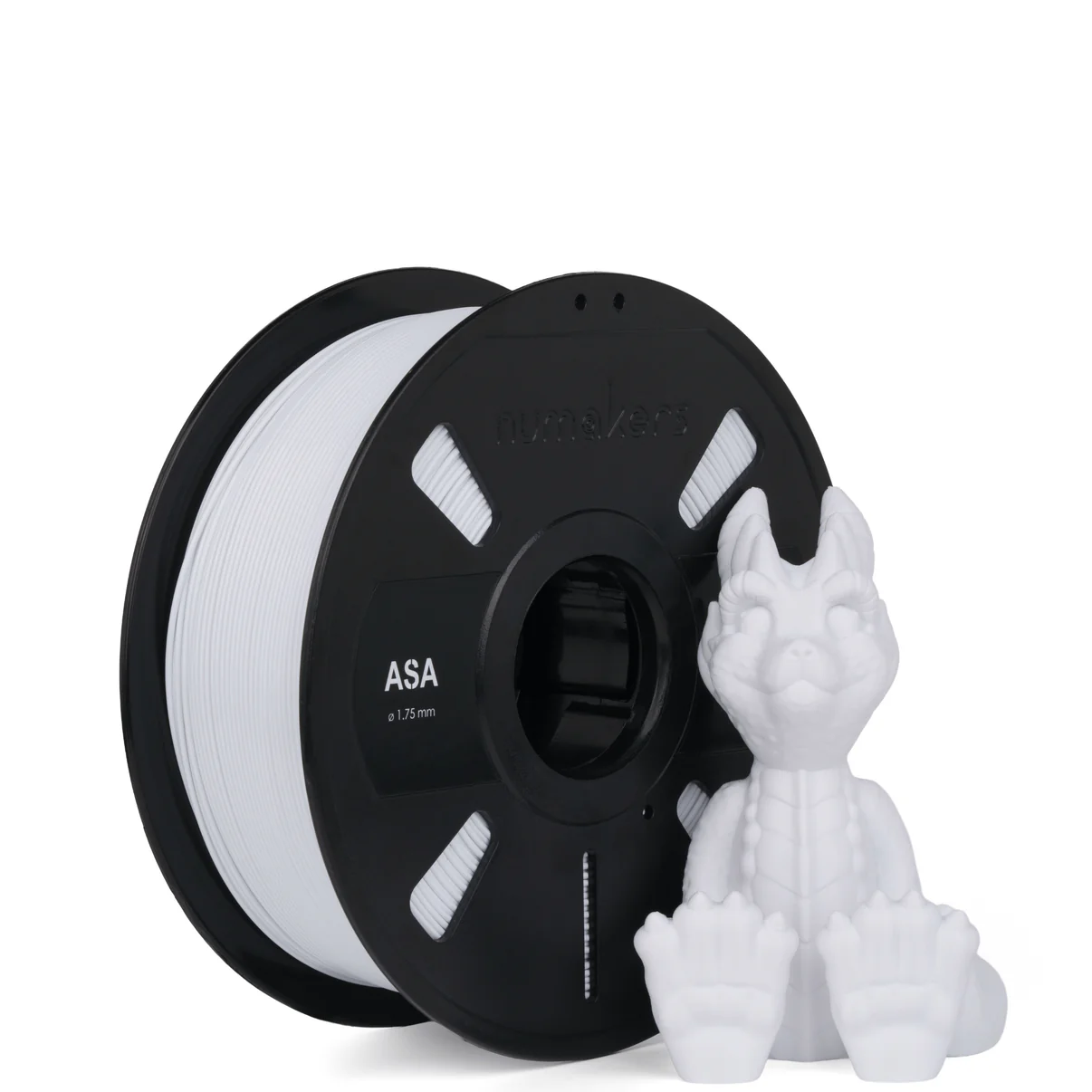 ASA Pure White Filament 1.75 mm 1 kg
