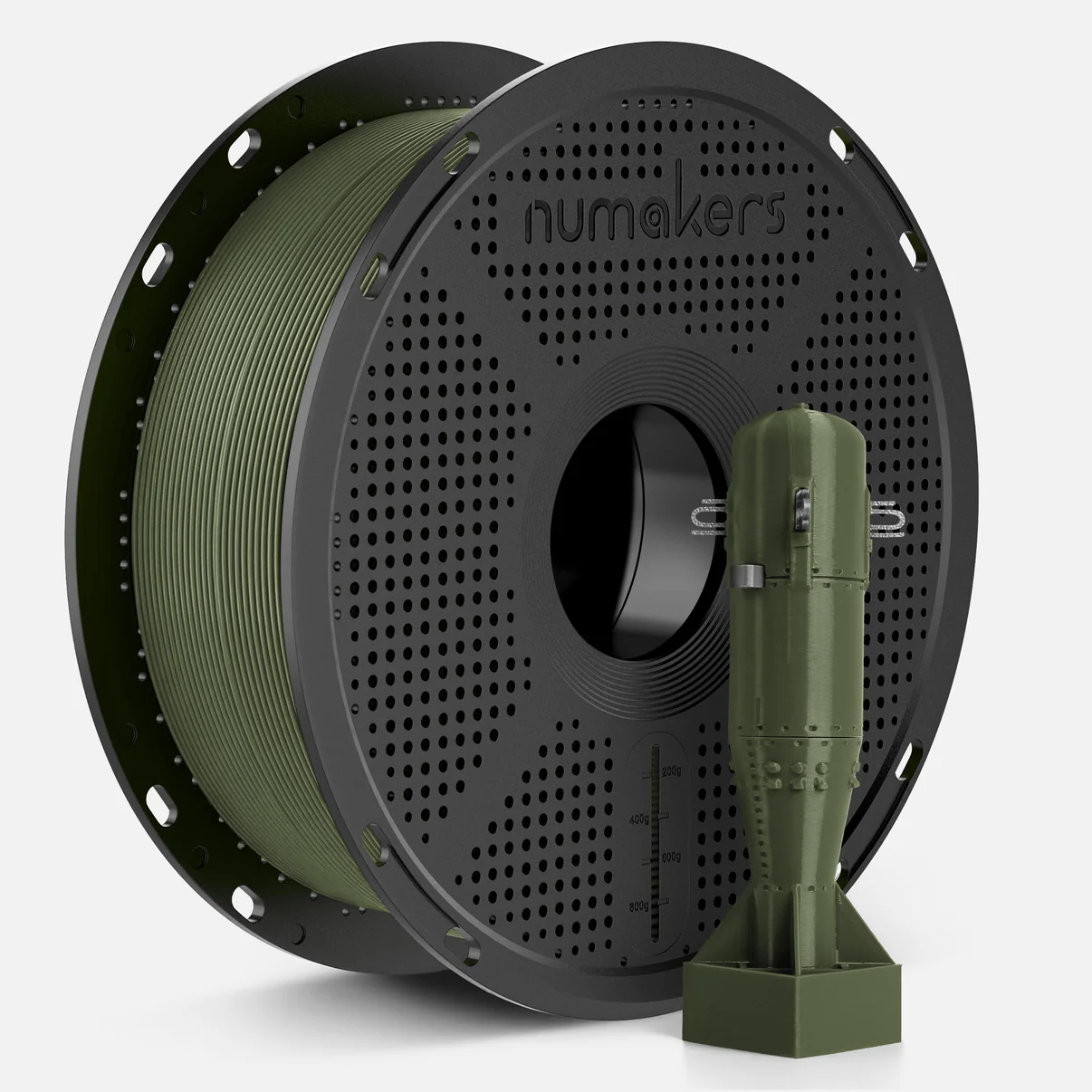 PETG Army Green Filament 1.75 mm 1 kg