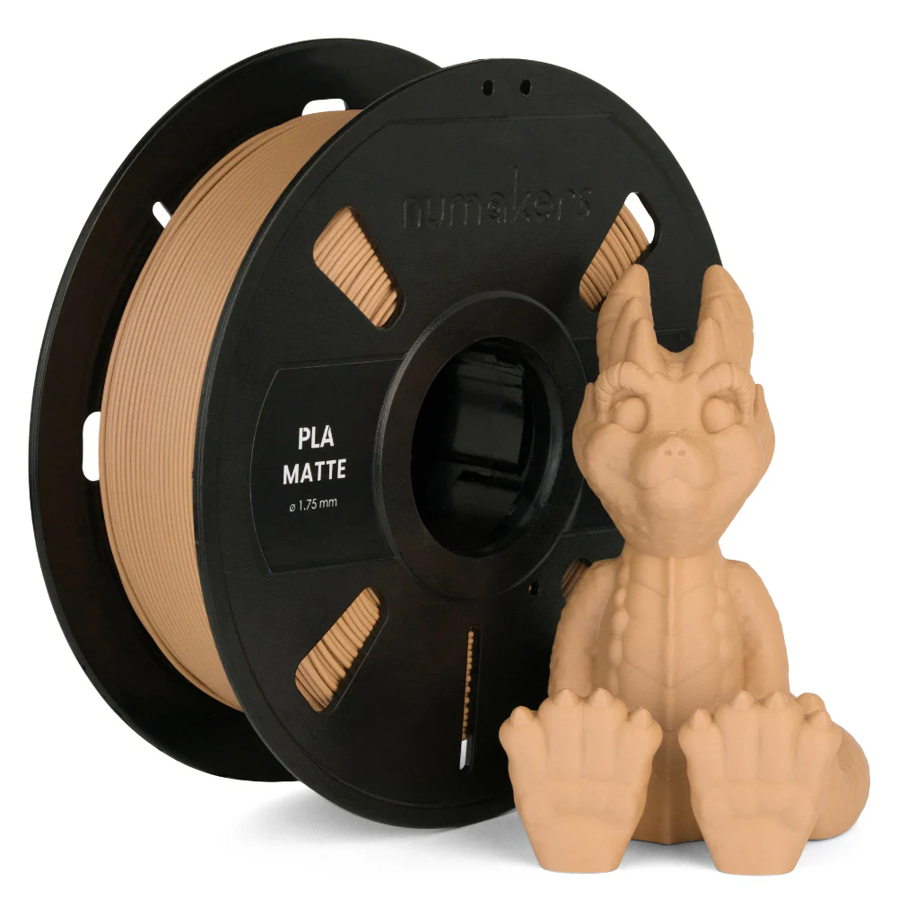 Matte PLA Beige Filament 1.75 mm 1 kg