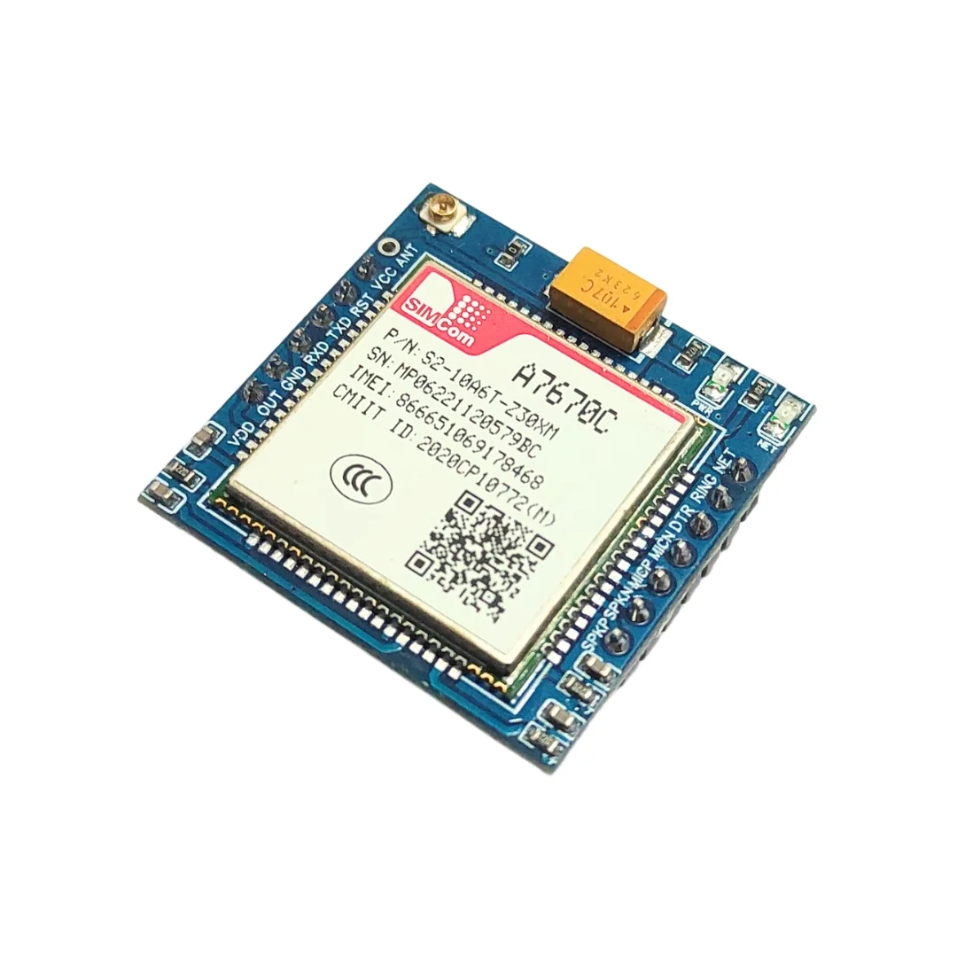 SIMCom A7670C 4G LTE Cat 1 Breakout Board