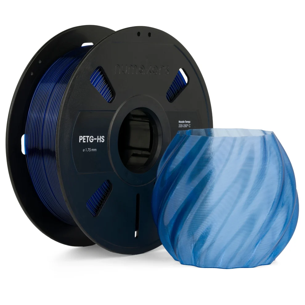 PETG Translucent Blue Filament 1.75 mm 1 kg