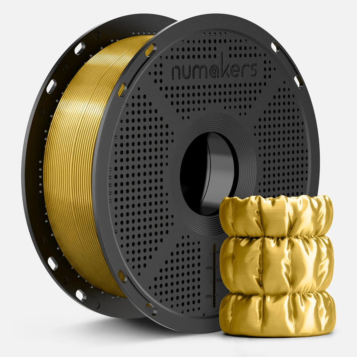 Silk PLA Antique Gold Filament 1.75 mm 1 kg