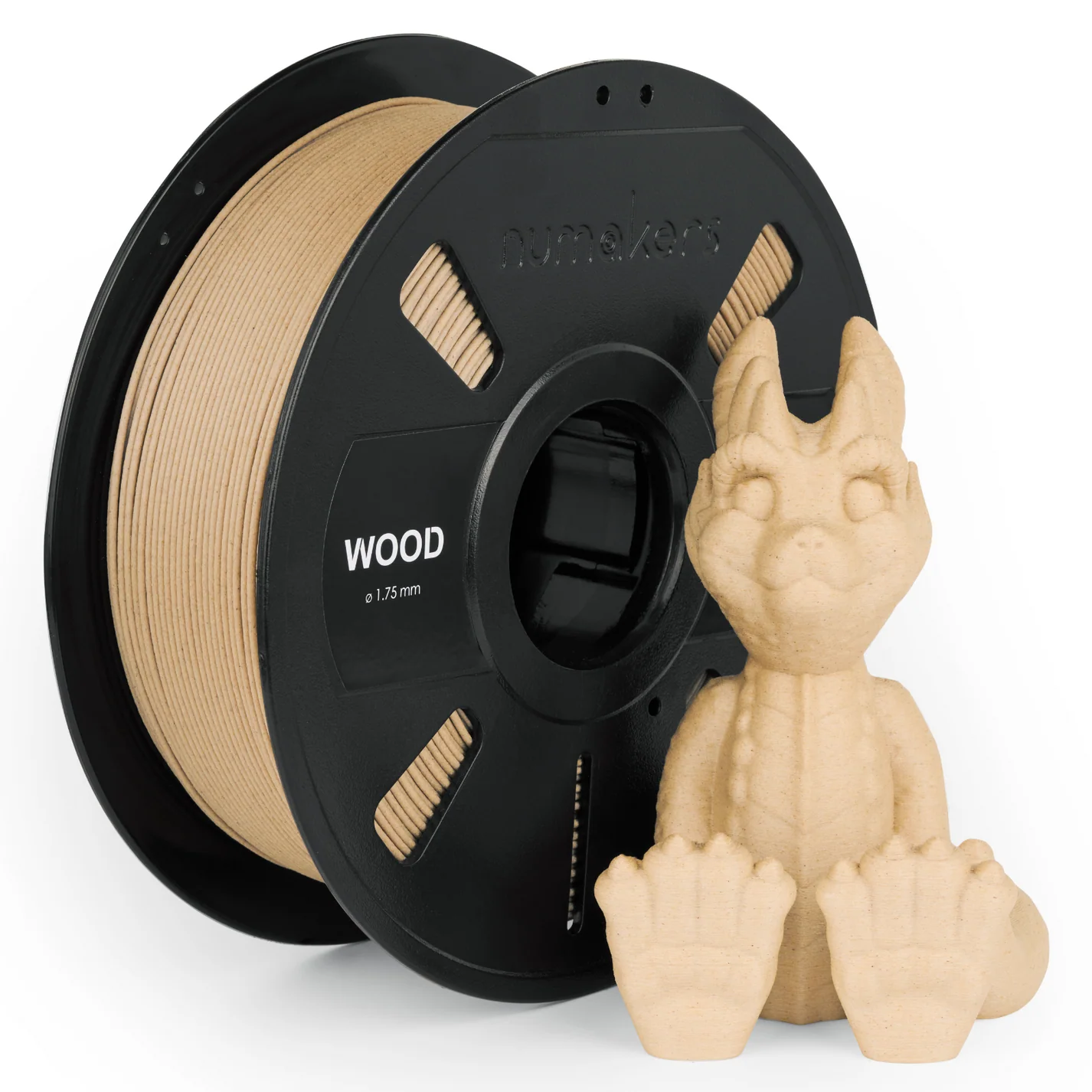 Wood-Effect PLA Wood Filament 1.75 mm 1 kg