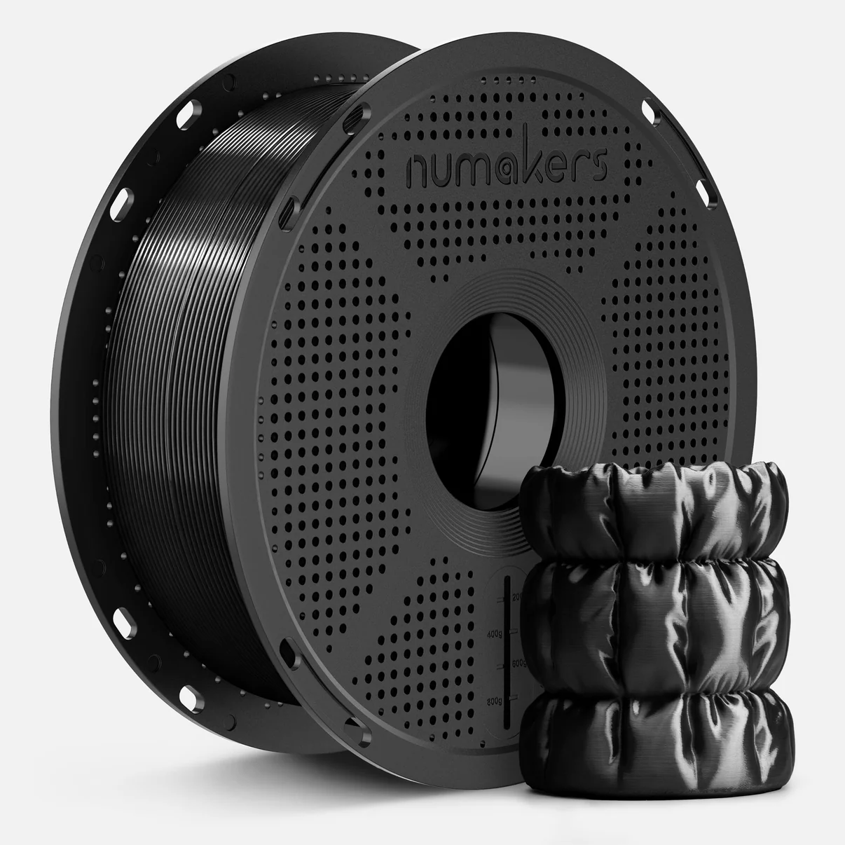 Silk PLA Black Filament 1.75 mm 1 kg