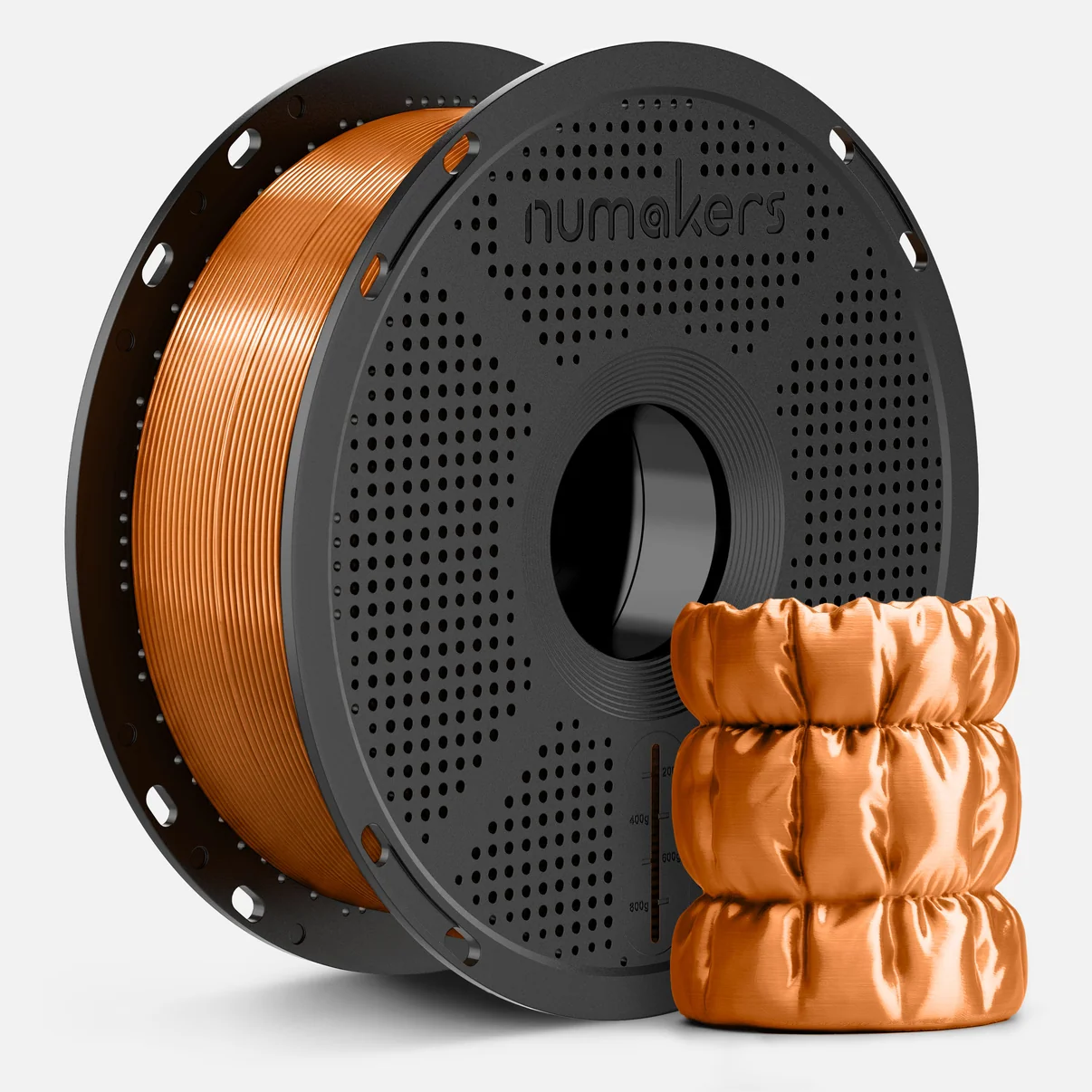 Silk PLA Orange Filament 1.75 mm 1 kg
