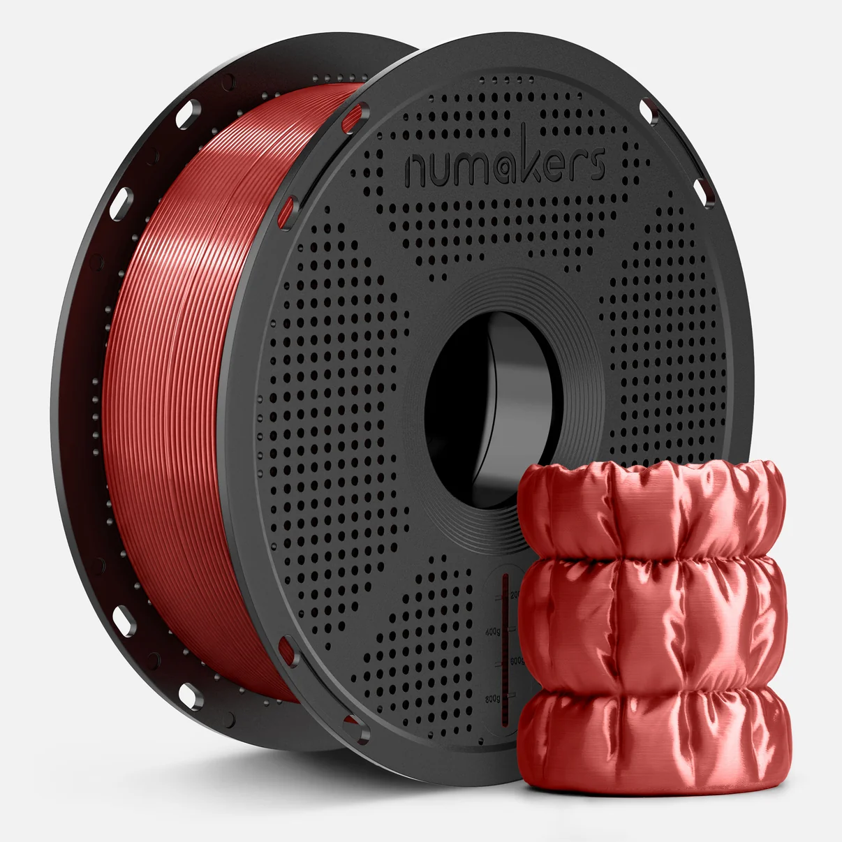 Silk PLA Red Filament 1.75 mm 1 kg