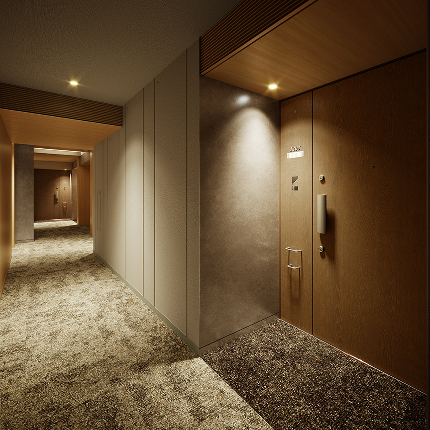 內走廊 （12樓） 3D 示意圖