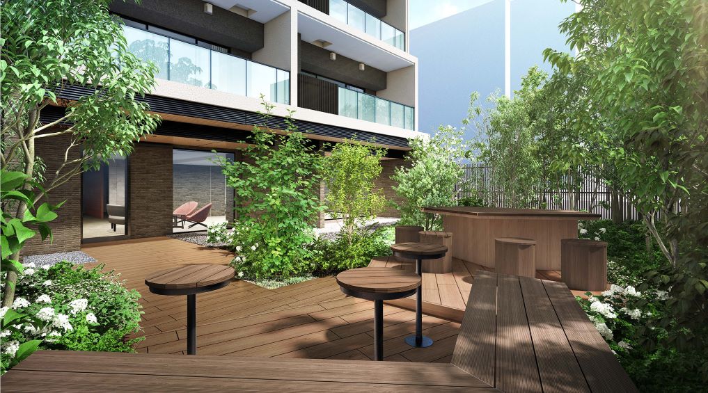 花園露台完工示意圖