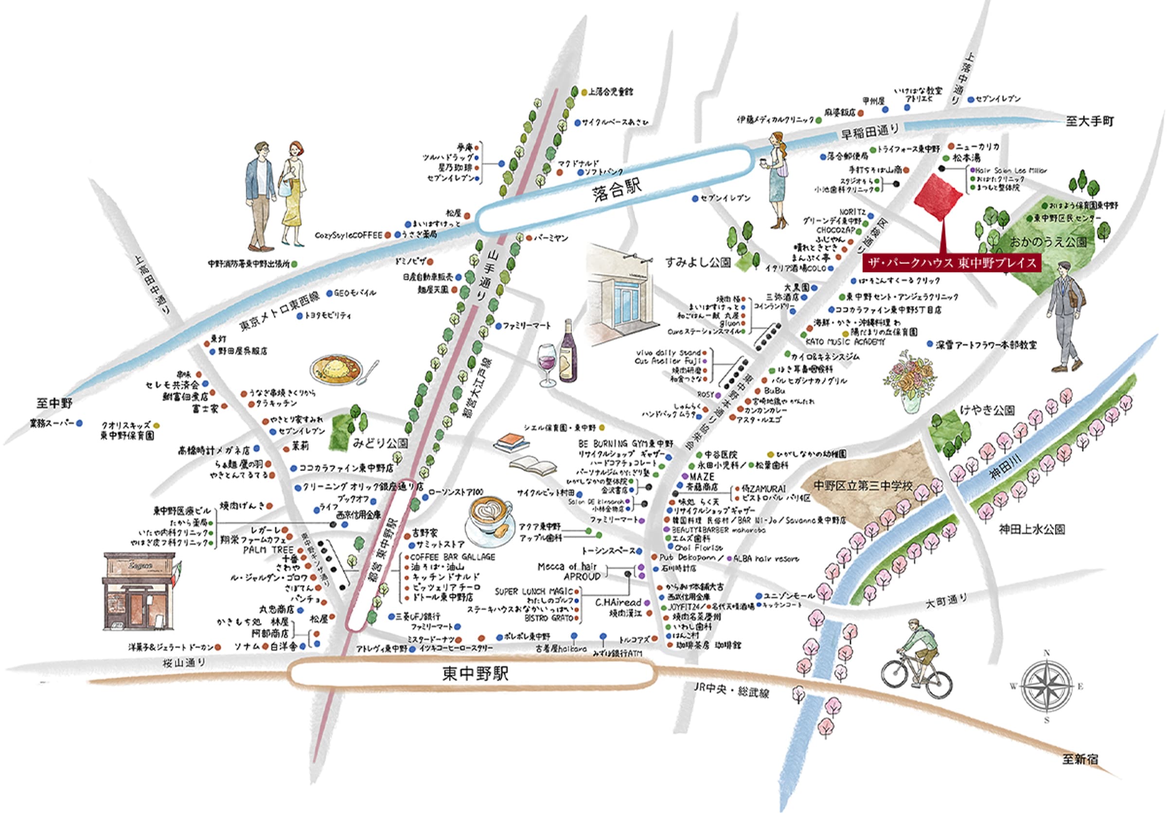 現場周邊示意插畫