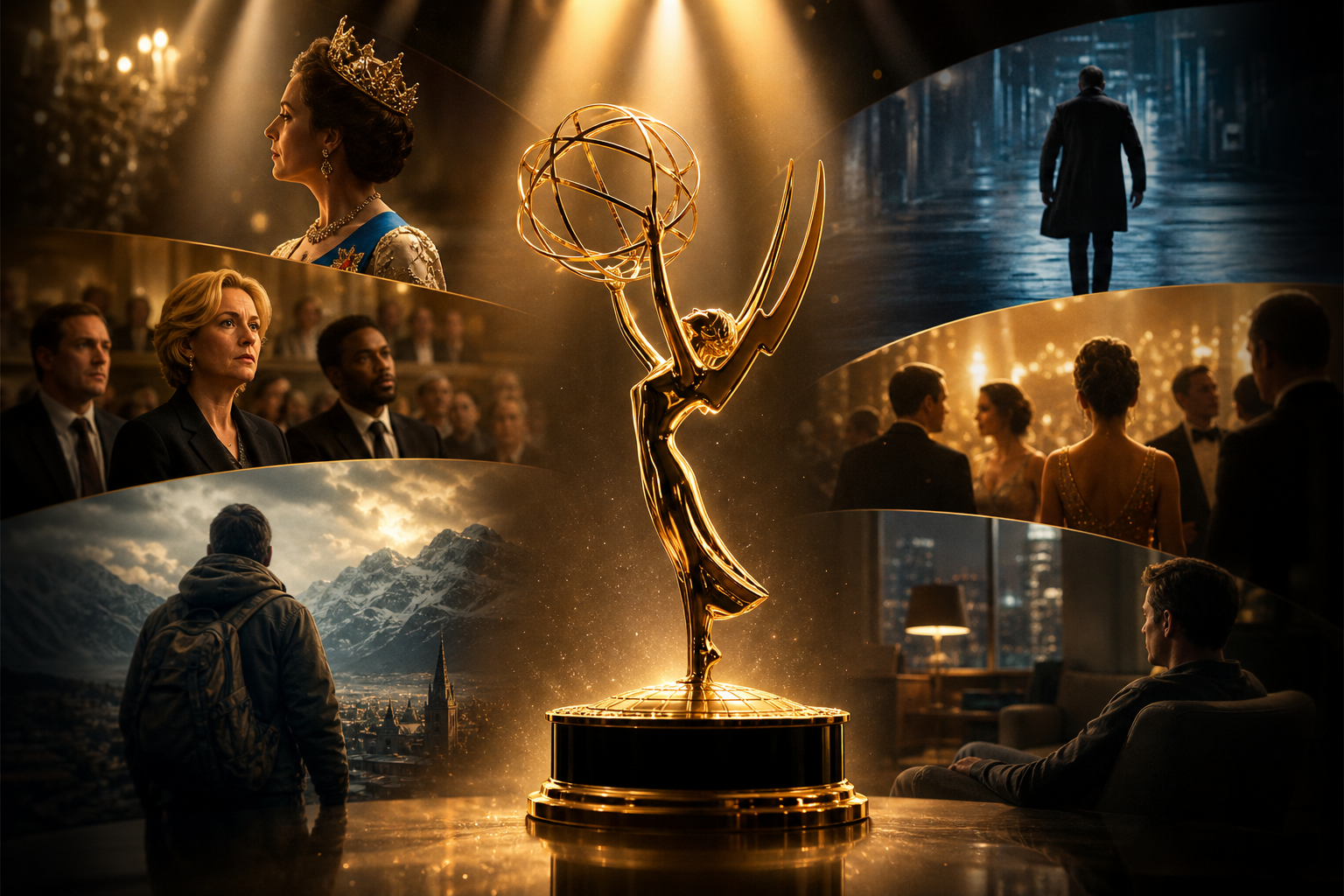 Media Mini puzzle themed around 2026 Emmy Winners