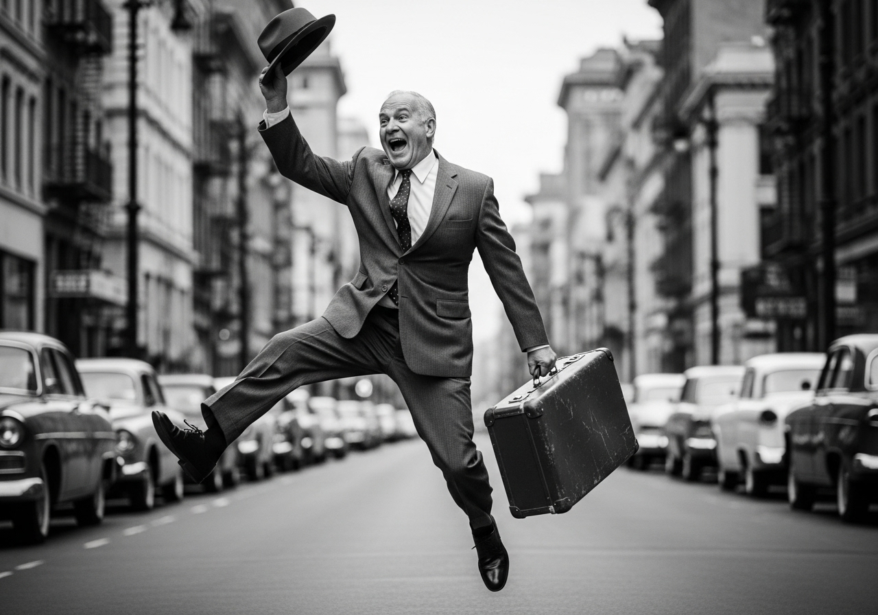 People jumping with joy