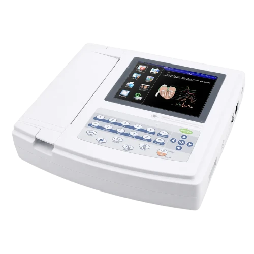 12-Channel Digital ECG Machine with Interpretation & Thermal Printer, view 1