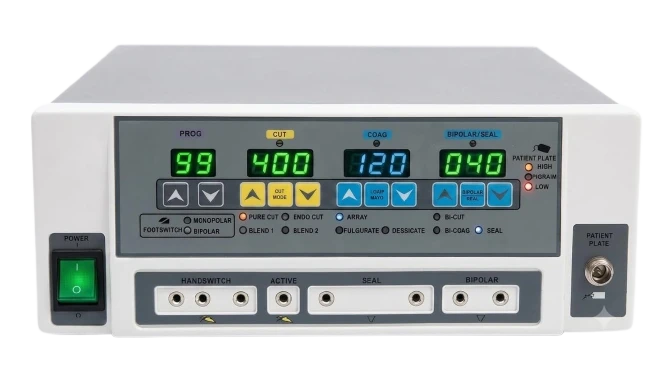 400W Electrosurgical Unit (ESU) with Vessel Sealing