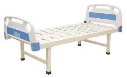 ABS Flat Hospital Bed, view 1